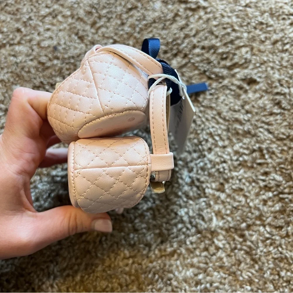 Janie and Jack NWT Baby Shoes quilted with Bow 12-18 months